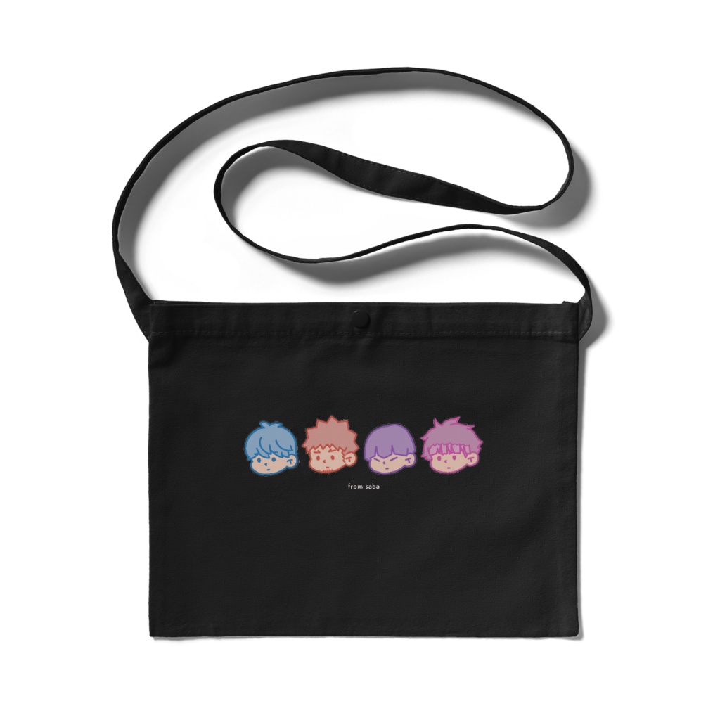 ゆるっとサコッシュ -生気のある生首-