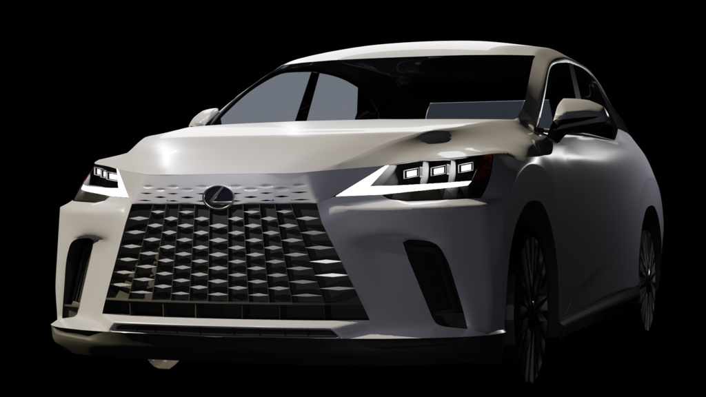 【自動車3Dモデル】LEXUS RX