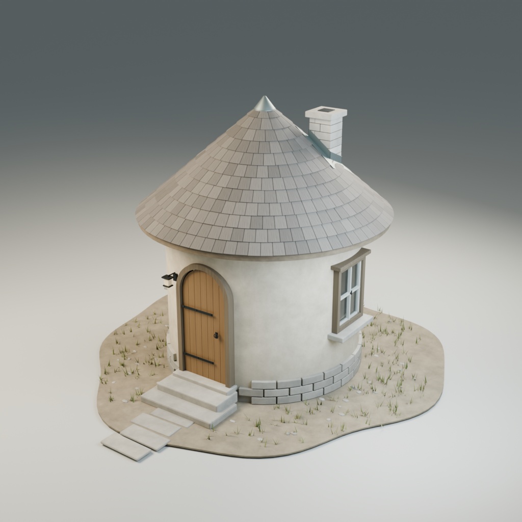 【3Dモデル】Garden House｜リアル調ガーデンハウス
