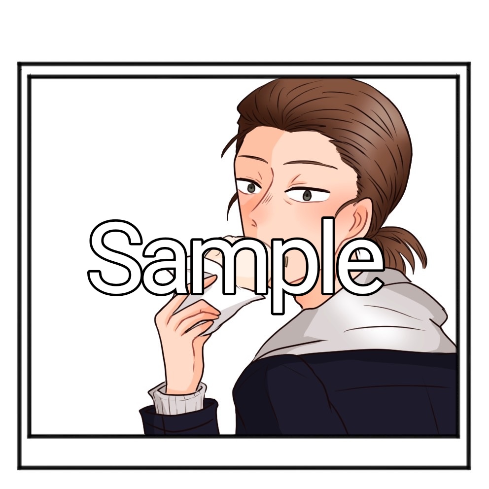 デート写真風アクリルキーホルダー