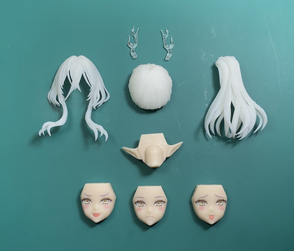 1/12オリジナルヘッドパーツ 【竜胆】