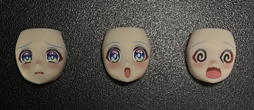 1/12スケールオリジナルヘッドパーツ 【紫陽花】