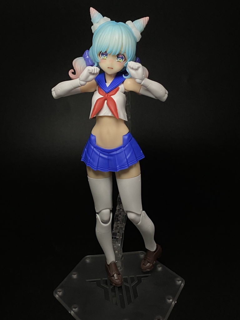 1/12スケールオリジナルヘッドパーツ 【紫陽花】