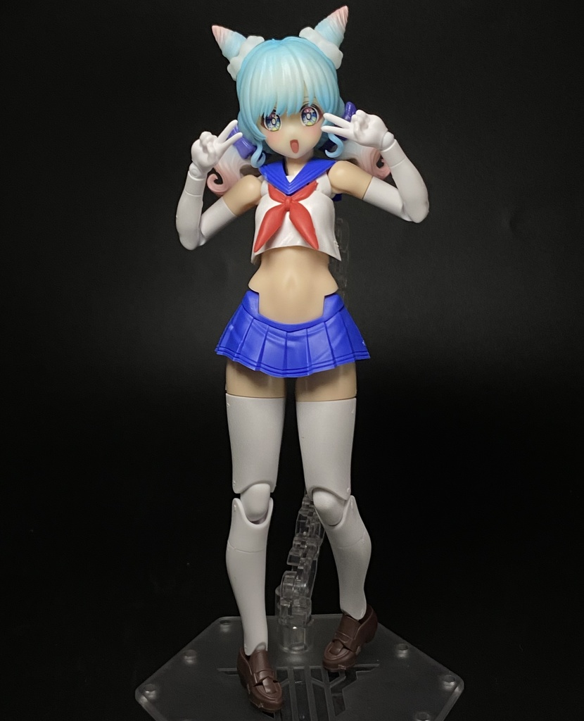 1/12スケールオリジナルヘッドパーツ 【紫陽花】