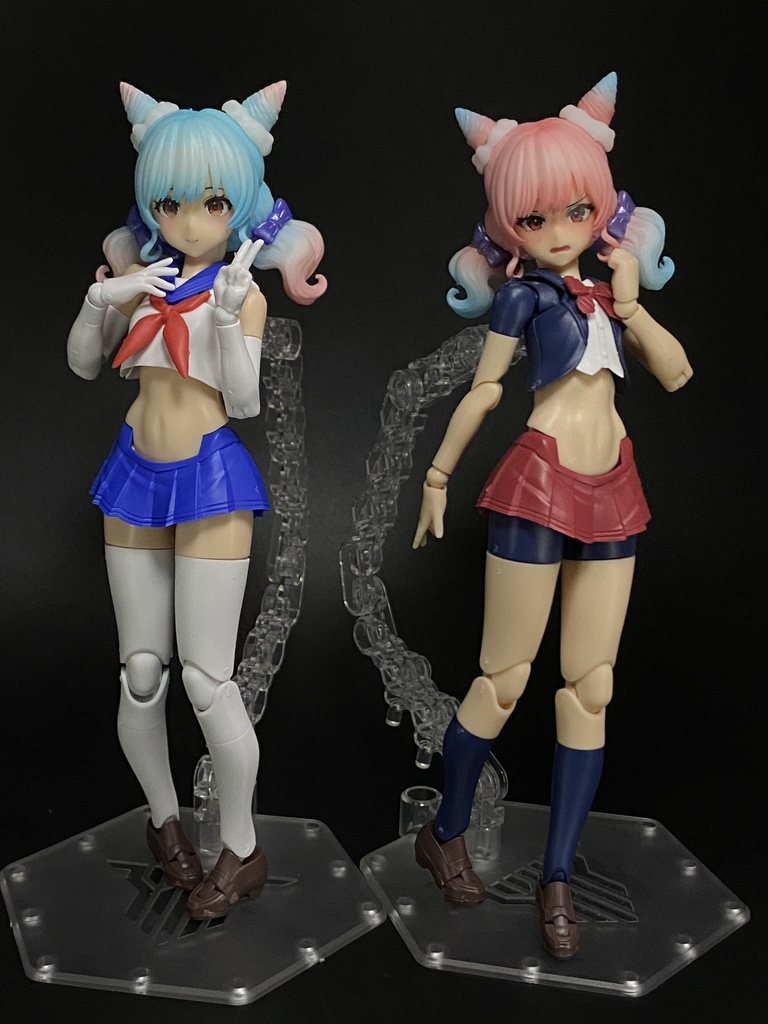 1/12スケールオリジナルヘッドパーツ 【紫陽花】