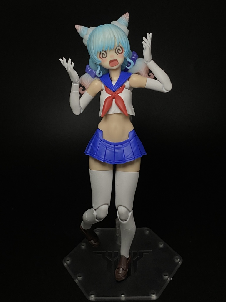 1/12スケールオリジナルヘッドパーツ 【紫陽花】