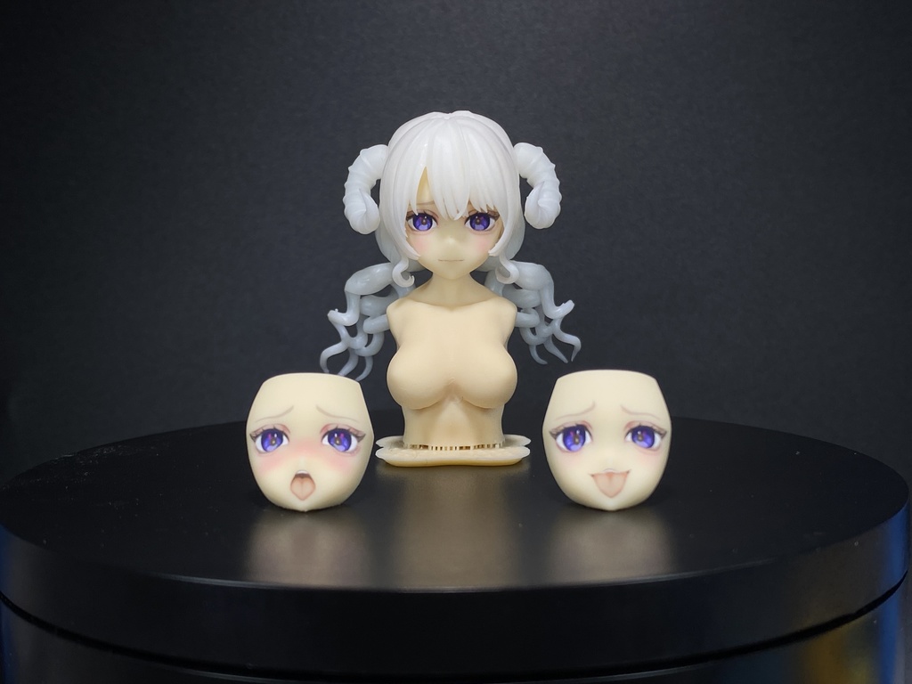 1/12オリジナルヘッドパーツ 「躑躅(つつじ)」