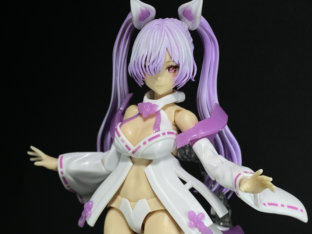 1/12オリジナルヘッドパーツ【紫苑】(しおん)