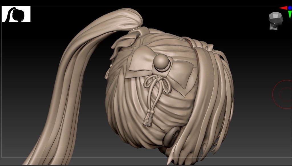 1/12オリジナルヘッドパーツ【紫苑】(しおん)