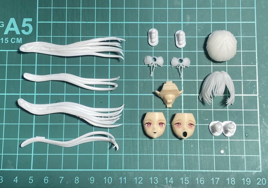 1/12オリジナルヘッドパーツ【紫苑】(しおん)