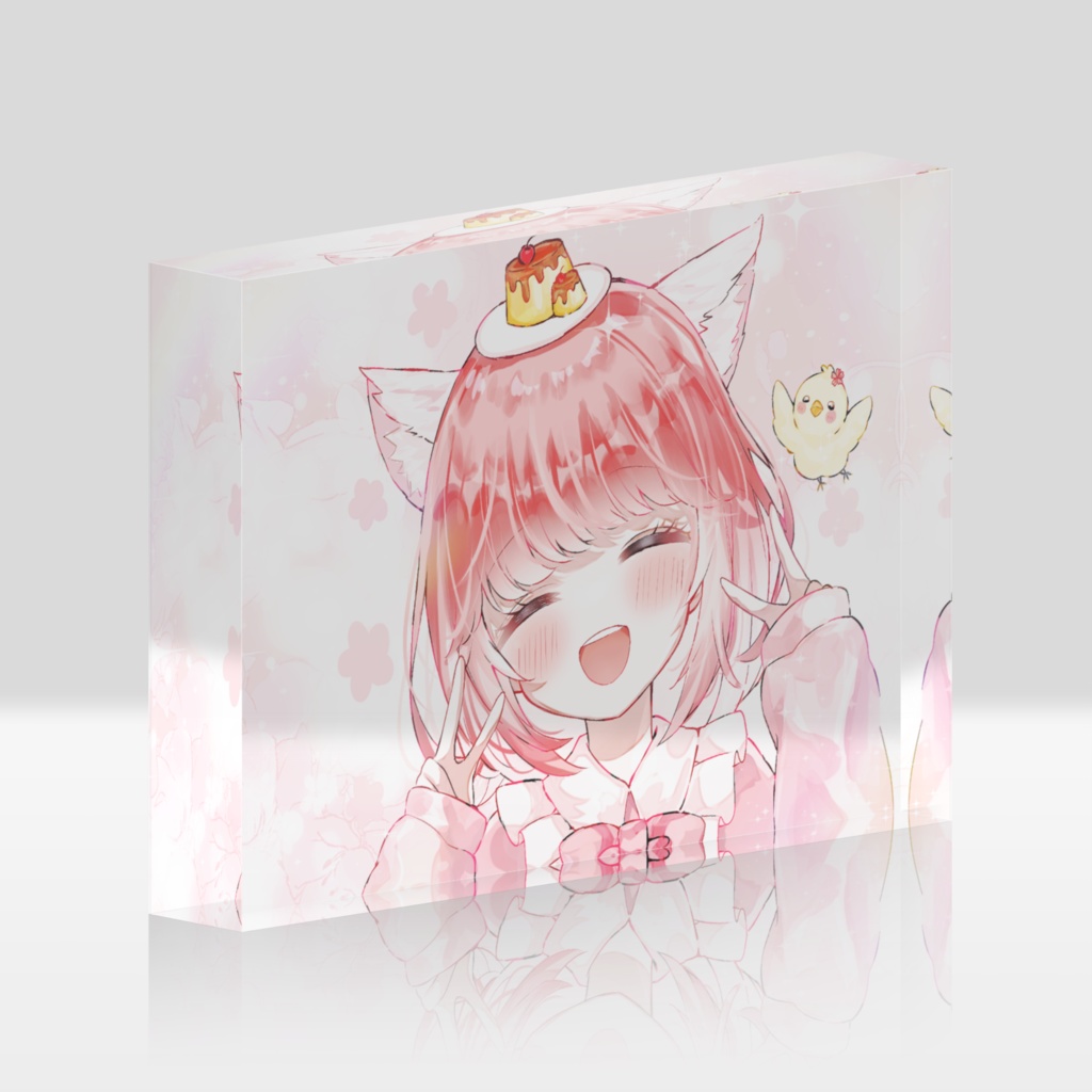 まめぱんアクリルブロック!