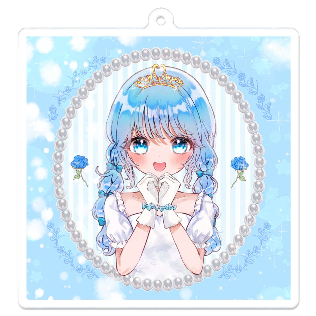 お姫様アクキー♡