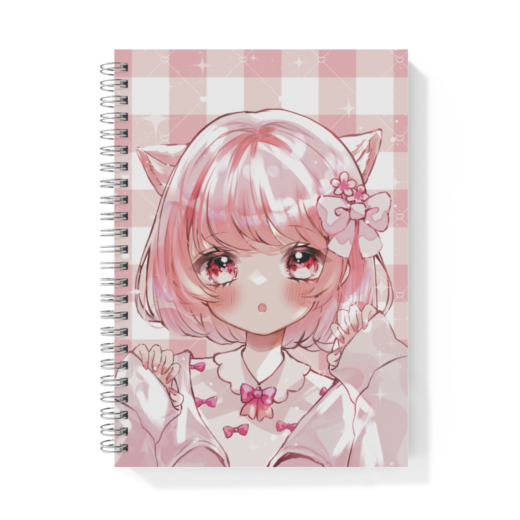 A5ノート リボンねこちゃん