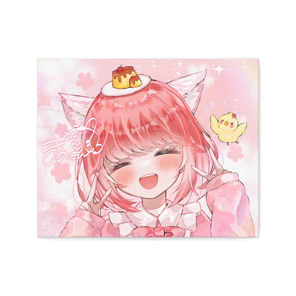 【サイン入り】まめぱんキャンバス
