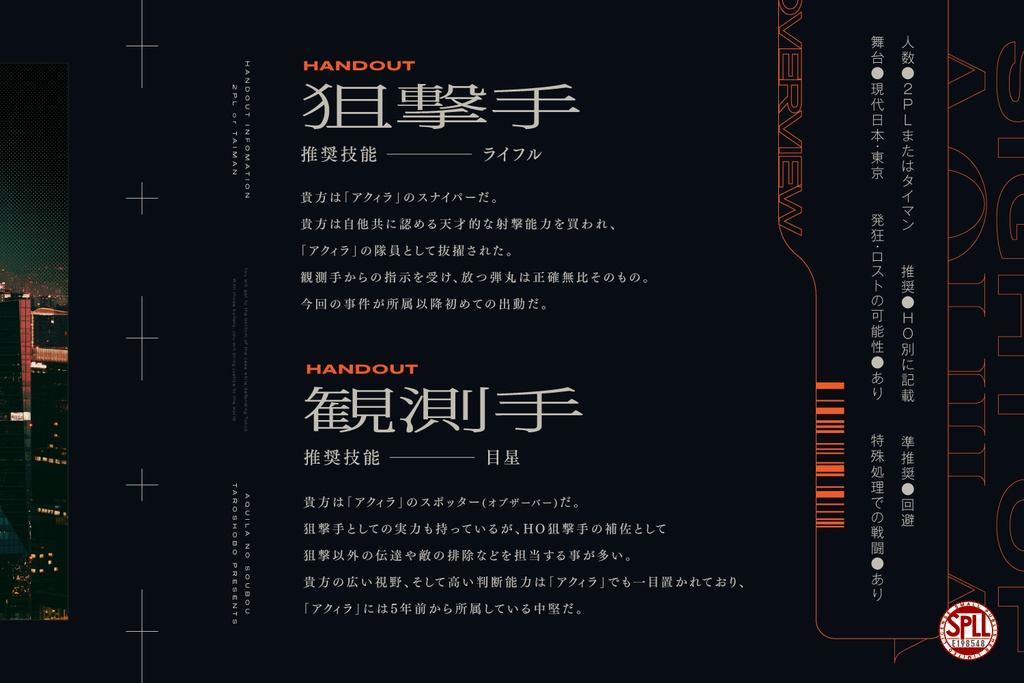 CoCシナリオ「若鷲の双眸」【SPLL:E198548】