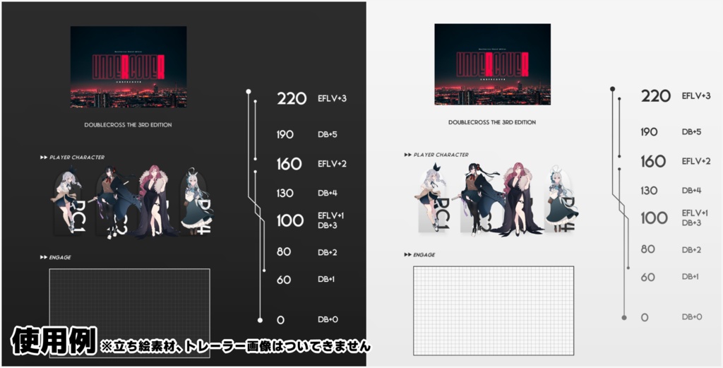 【DX3rd】シンプルココフォリア部屋データセット