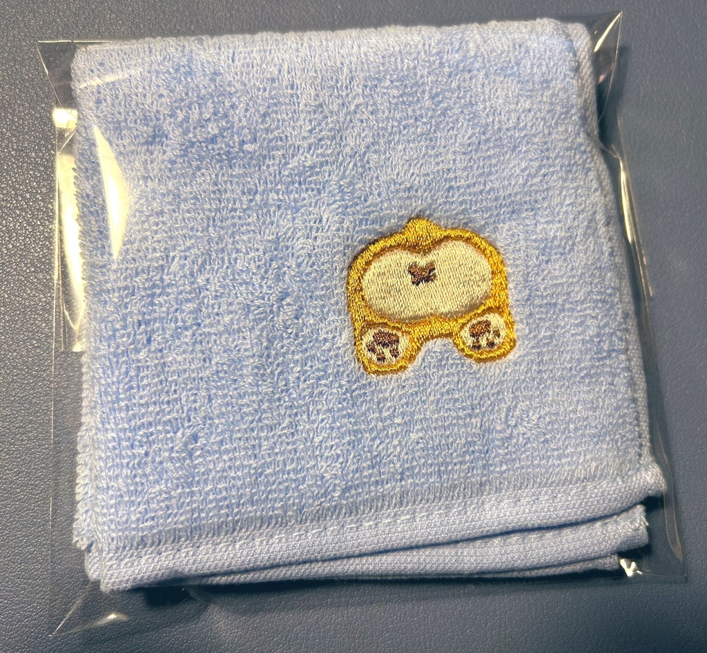 レオン刺繍ハンカチタオル