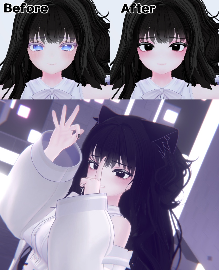 🖤BBlack Moe(萌) make up!🖤