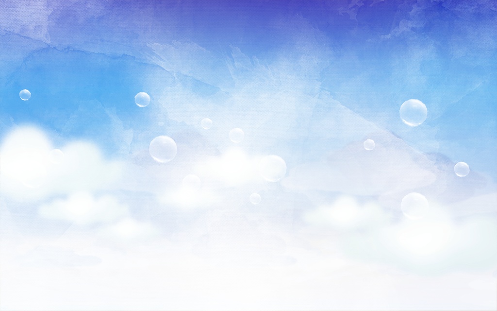 【印刷用】空と雪のイラスト素材