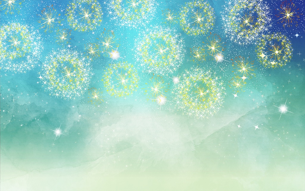 【印刷用】空と雪のイラスト素材