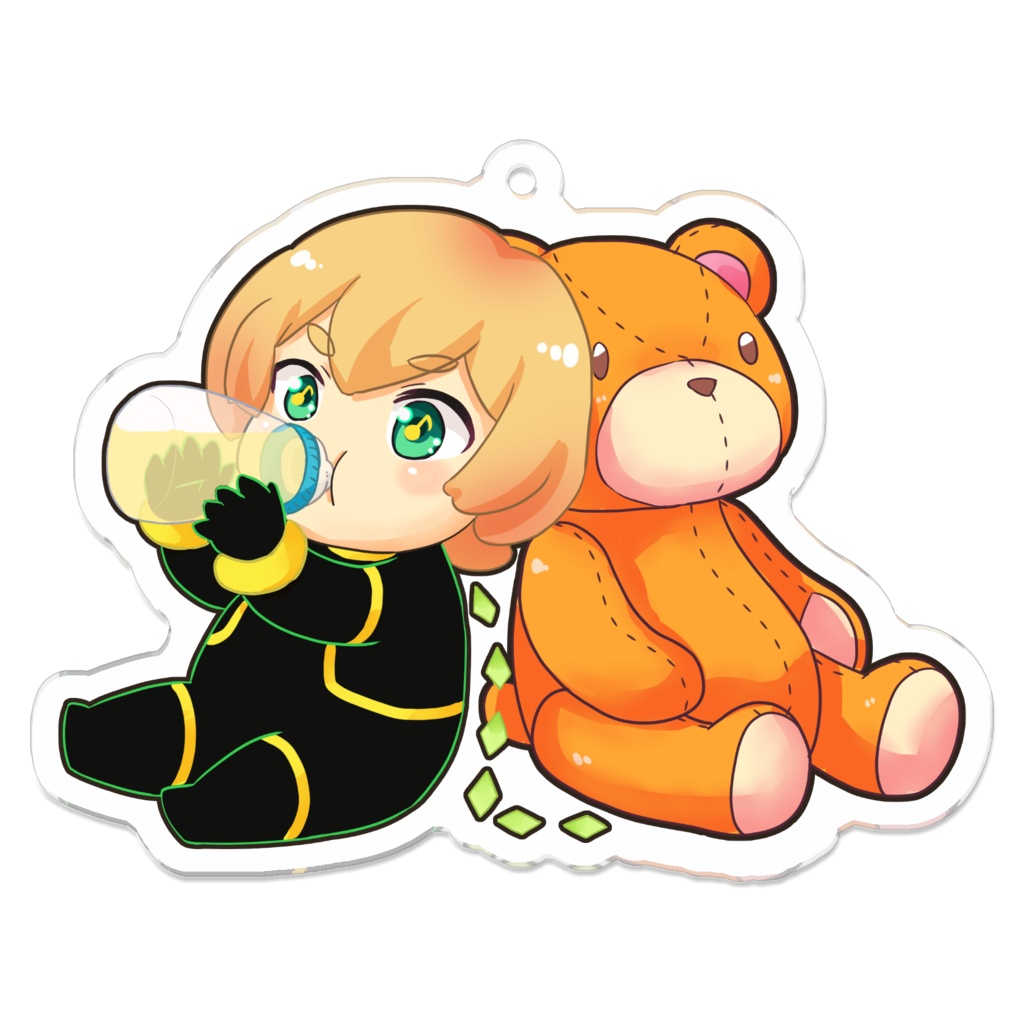 ハピバト！のエピトくん(哺乳瓶とくま)
