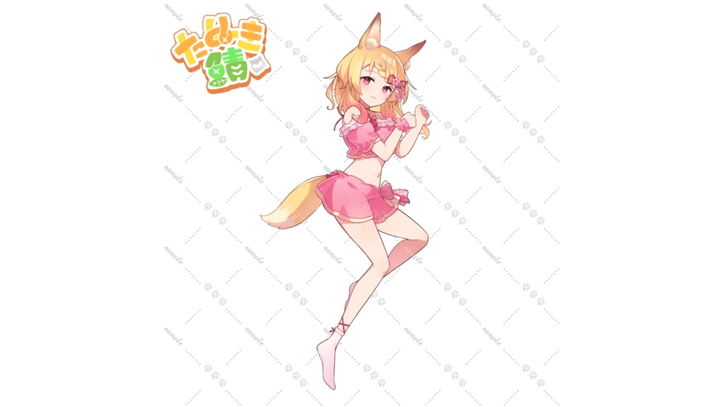 pajama partyアクリルスタンド 【たぬき鯖】