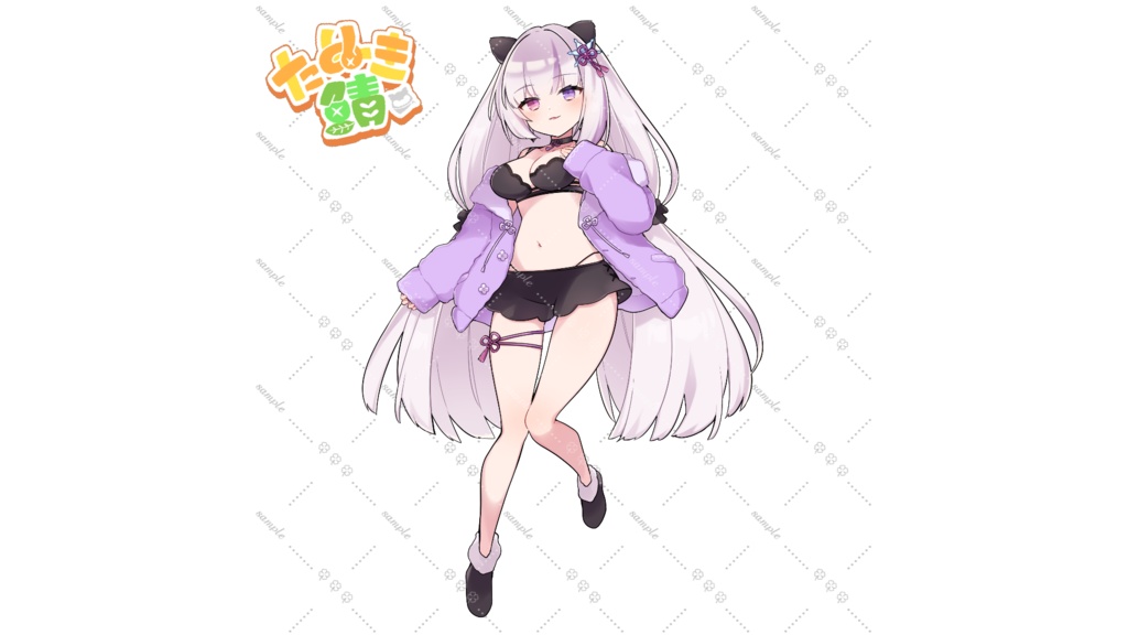 pajama partyアクリルスタンド 【たぬき鯖】