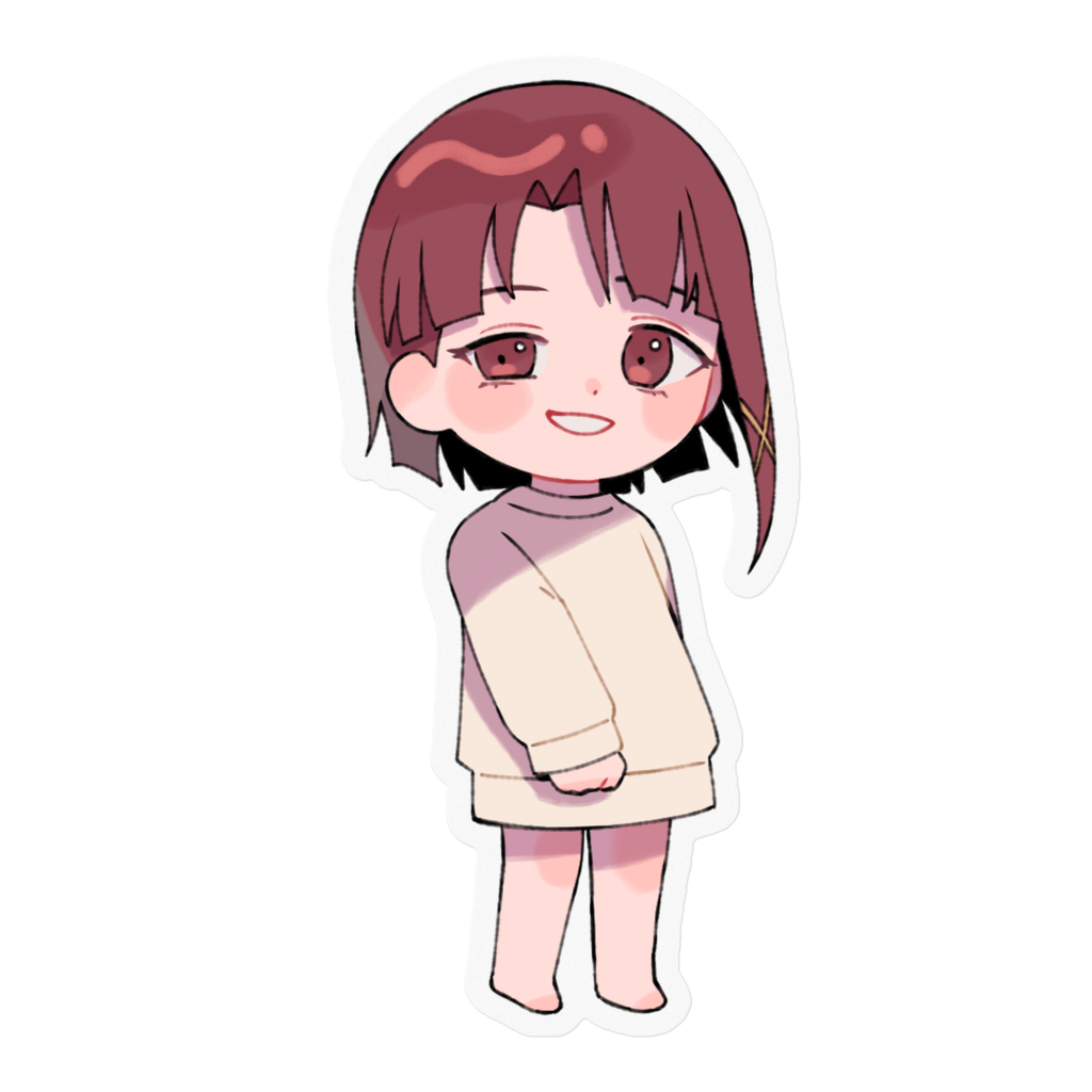 lain ステッカー(透明)