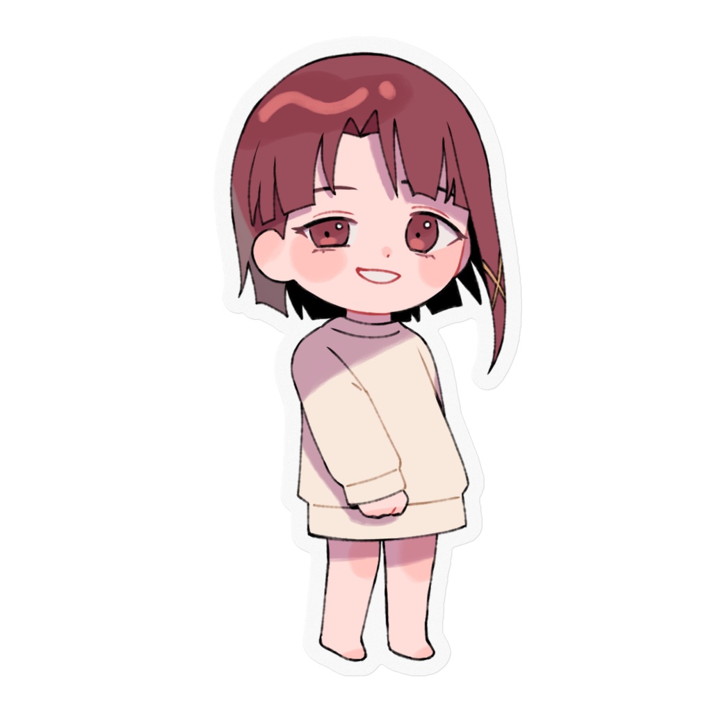 lain ステッカー(透明)