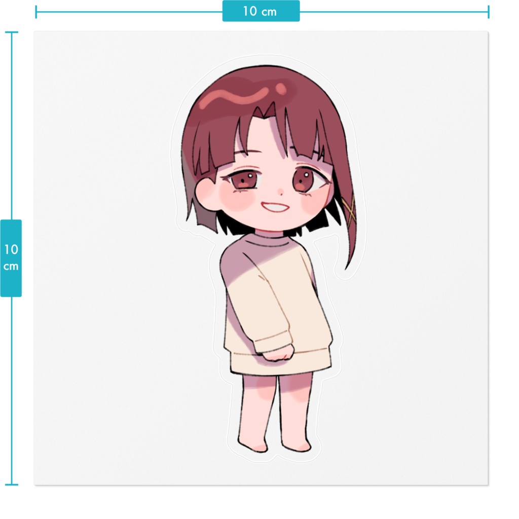 lain ステッカー(透明)