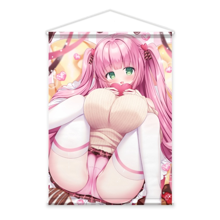 バレンタインさくらちゃんタペストリー