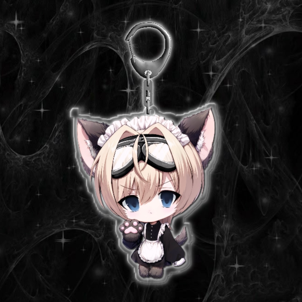 ウルフメイドアクキー🐺