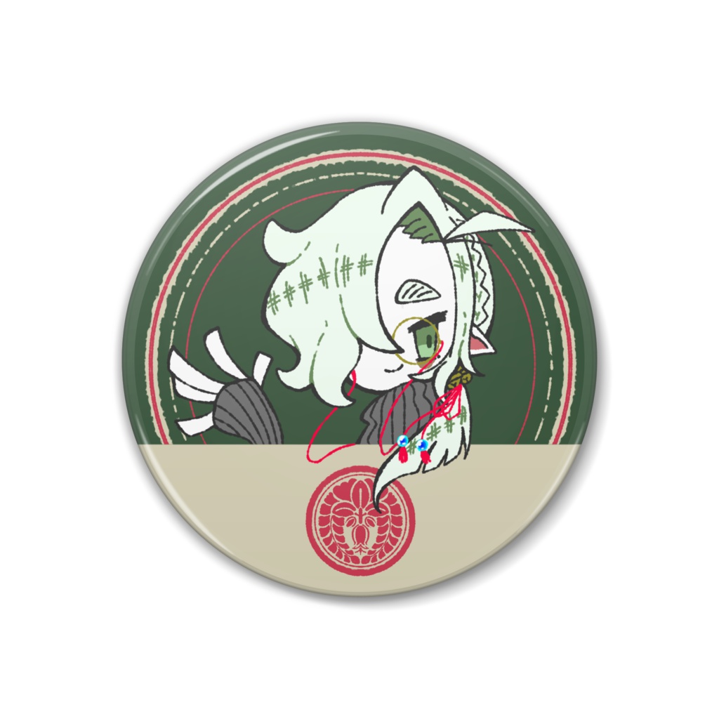 団三郎の缶バッジ