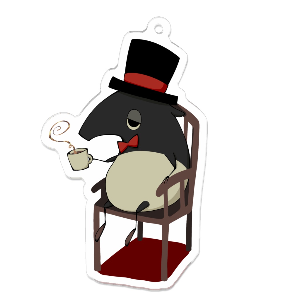 バクさんのキーホルダー(大)