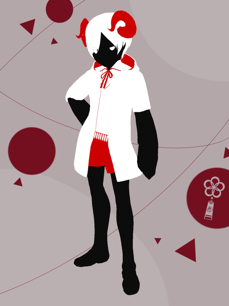 VRoid Studio製の3Dモデル『レーニ』