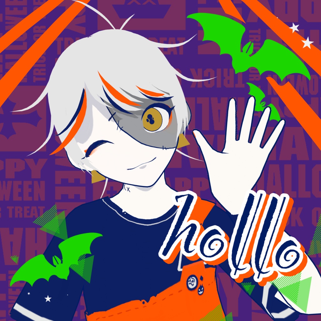 VRoid Studio製の3Dモデル『hollo』