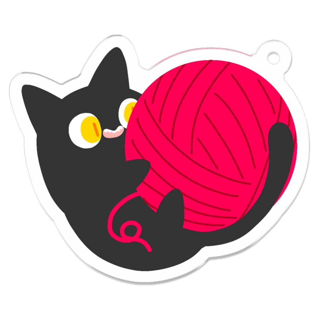 ねこまたさんのアクキなり。