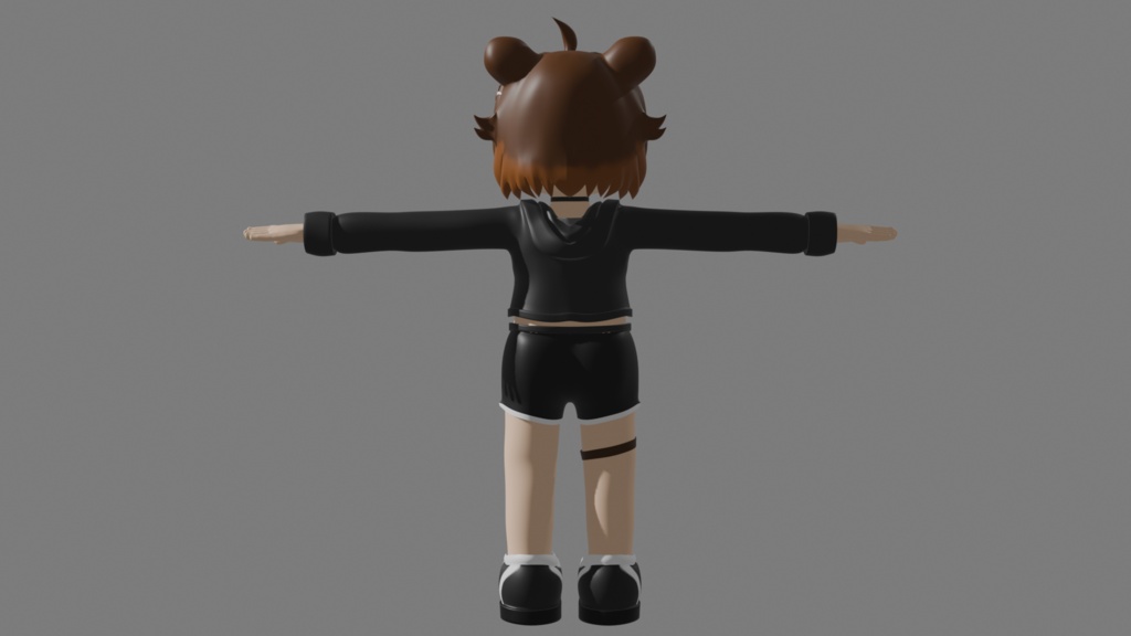 Chibi Bear "Sushi" Model (ちび 3Dモデル)