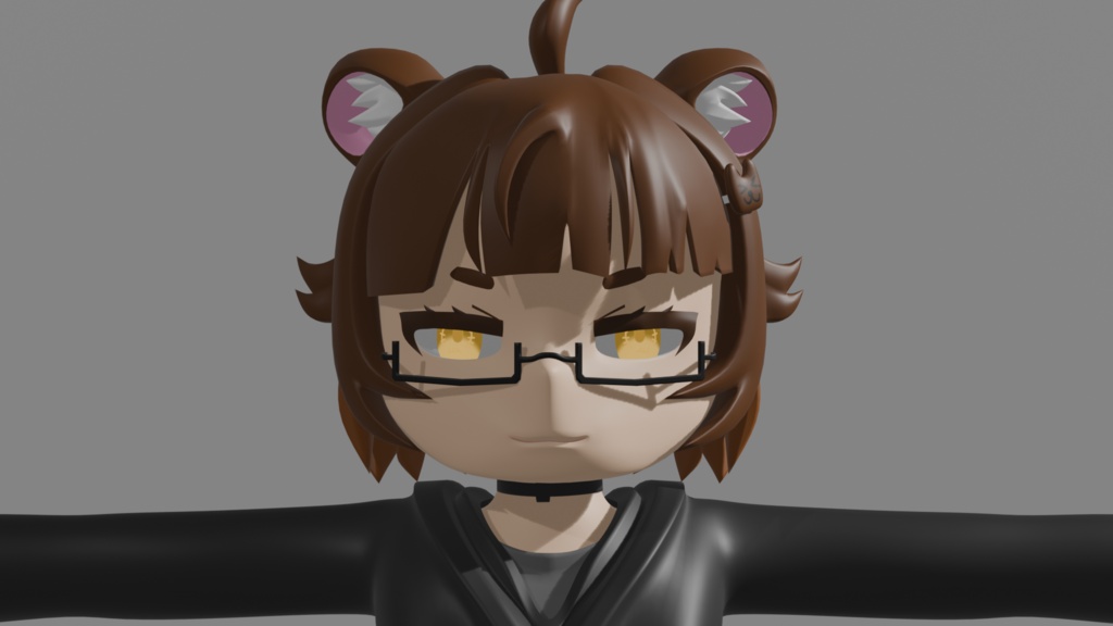Chibi Bear "Sushi" Model (ちび 3Dモデル)