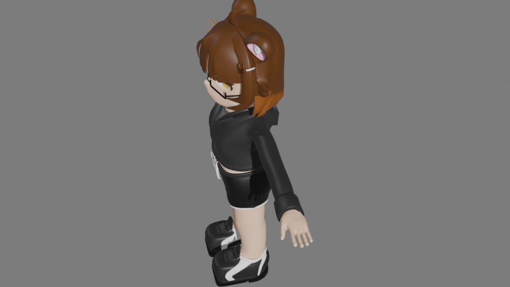 Chibi Bear "Sushi" Model (ちび 3Dモデル)