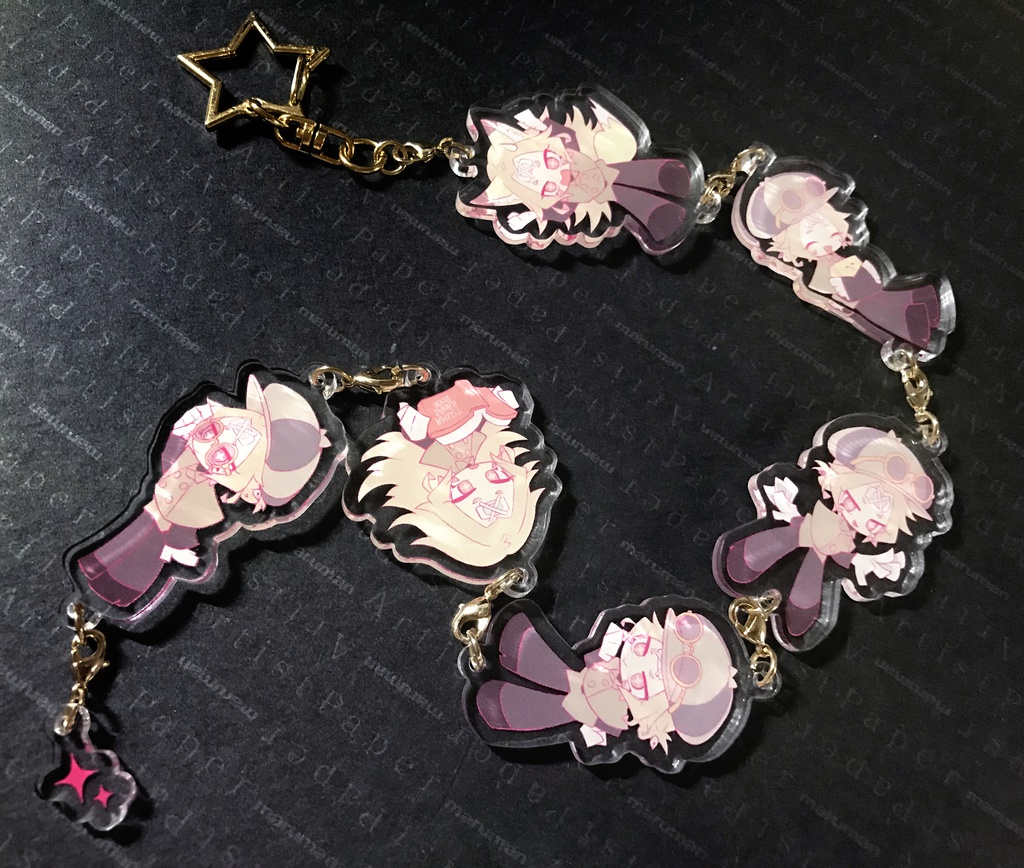 ジーニアス　つながるアクリルキーホルダー