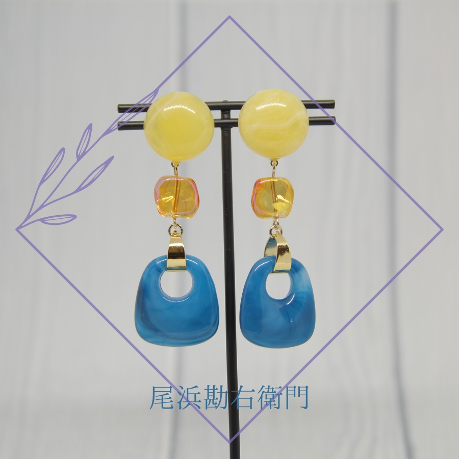 【忍たま】五年生私服カラーイヤリング