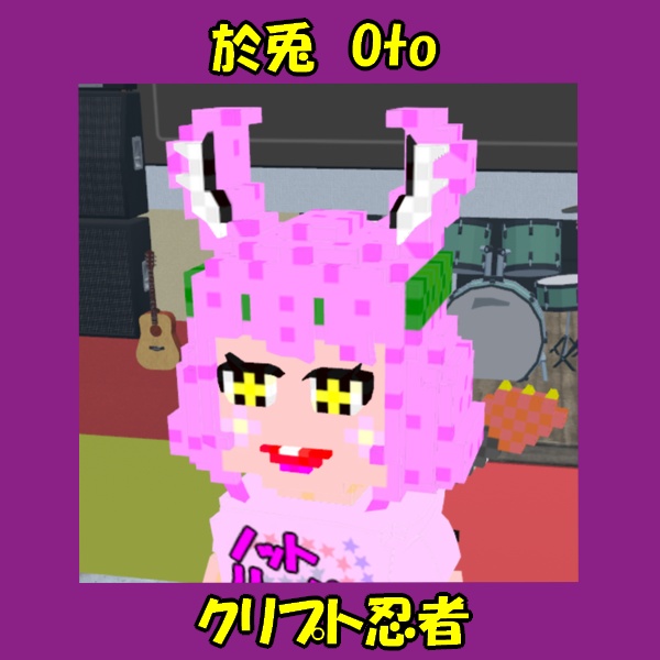 ボクセルアバター(クリプト忍者 Oto)