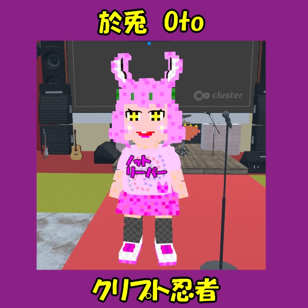 ボクセルアバター(クリプト忍者 Oto)