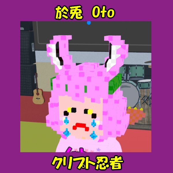 ボクセルアバター(クリプト忍者 Oto)