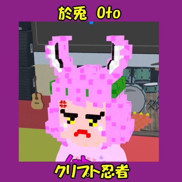 ボクセルアバター(クリプト忍者 Oto)