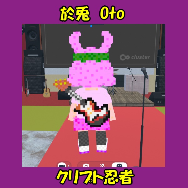 ボクセルアバター(クリプト忍者 Oto)
