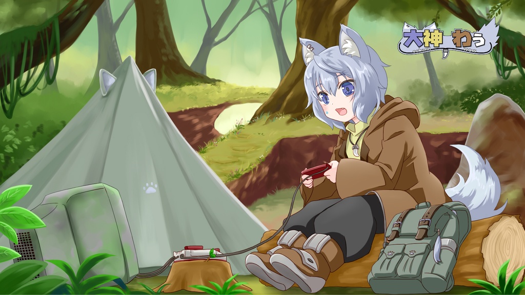 大神わぅ トートバッグ