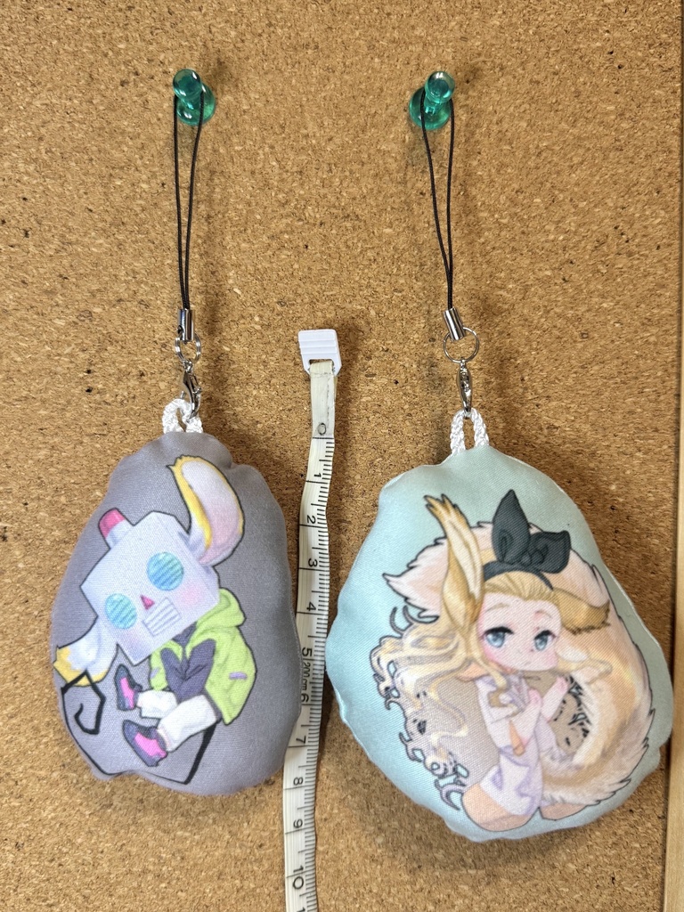 リコケモ耳しっぽクッションストラップ★