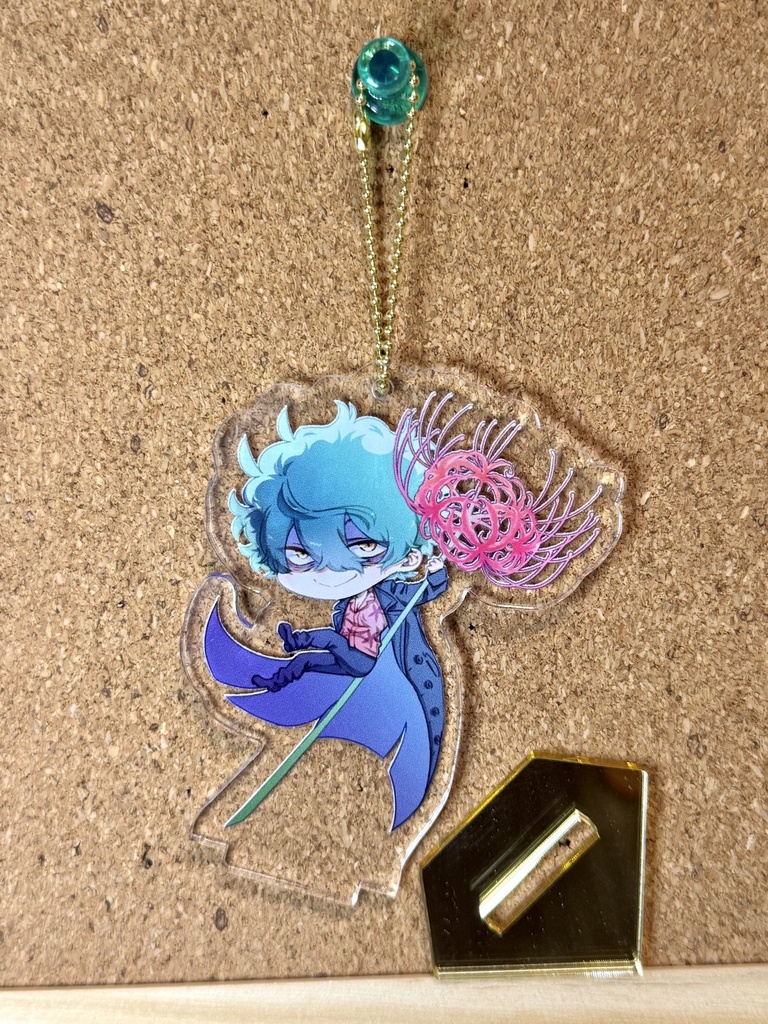 真島さんとリコリスのアクスタキー★